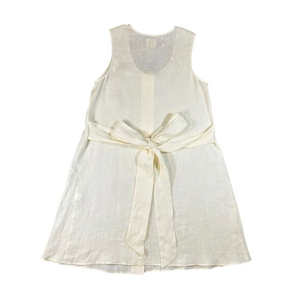 Stil LA Linen Akoya Shell Tie-back Dress - S - Picture 4 of 4